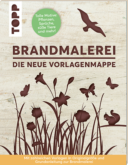 Book: Pyrography with templates (German edition)