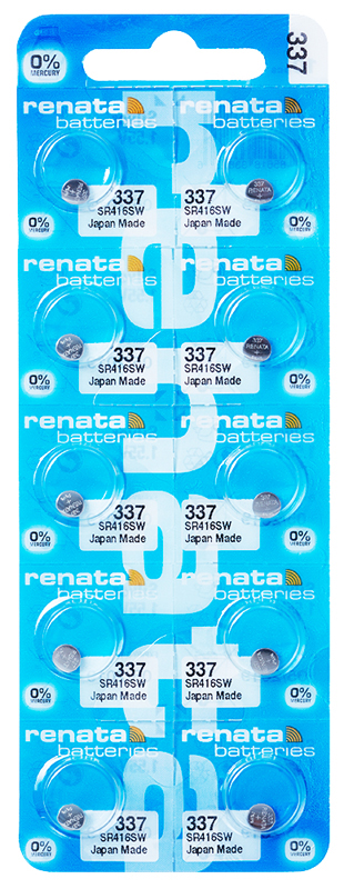 Renata 337 Knopfzelle Multipack