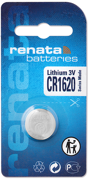 Renata 1620 Lithium Knopfzelle