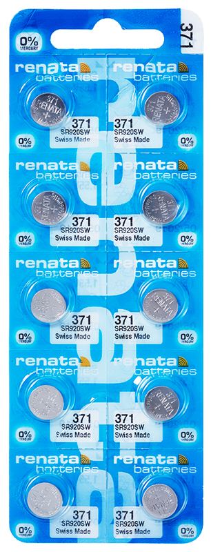 Renata 371 Knopfzelle Multipack