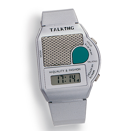 Atlanta 6694/19 talking wristwatch with alarm function