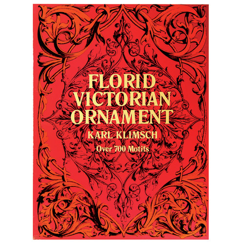 Book Florid Victorian Ornament