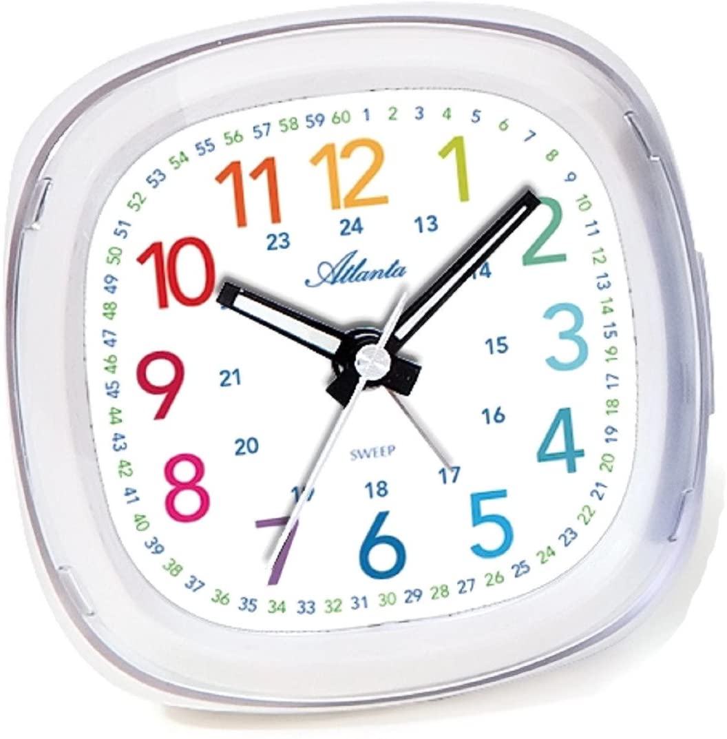 Atlanta 1736/0 Children's alarm clock white