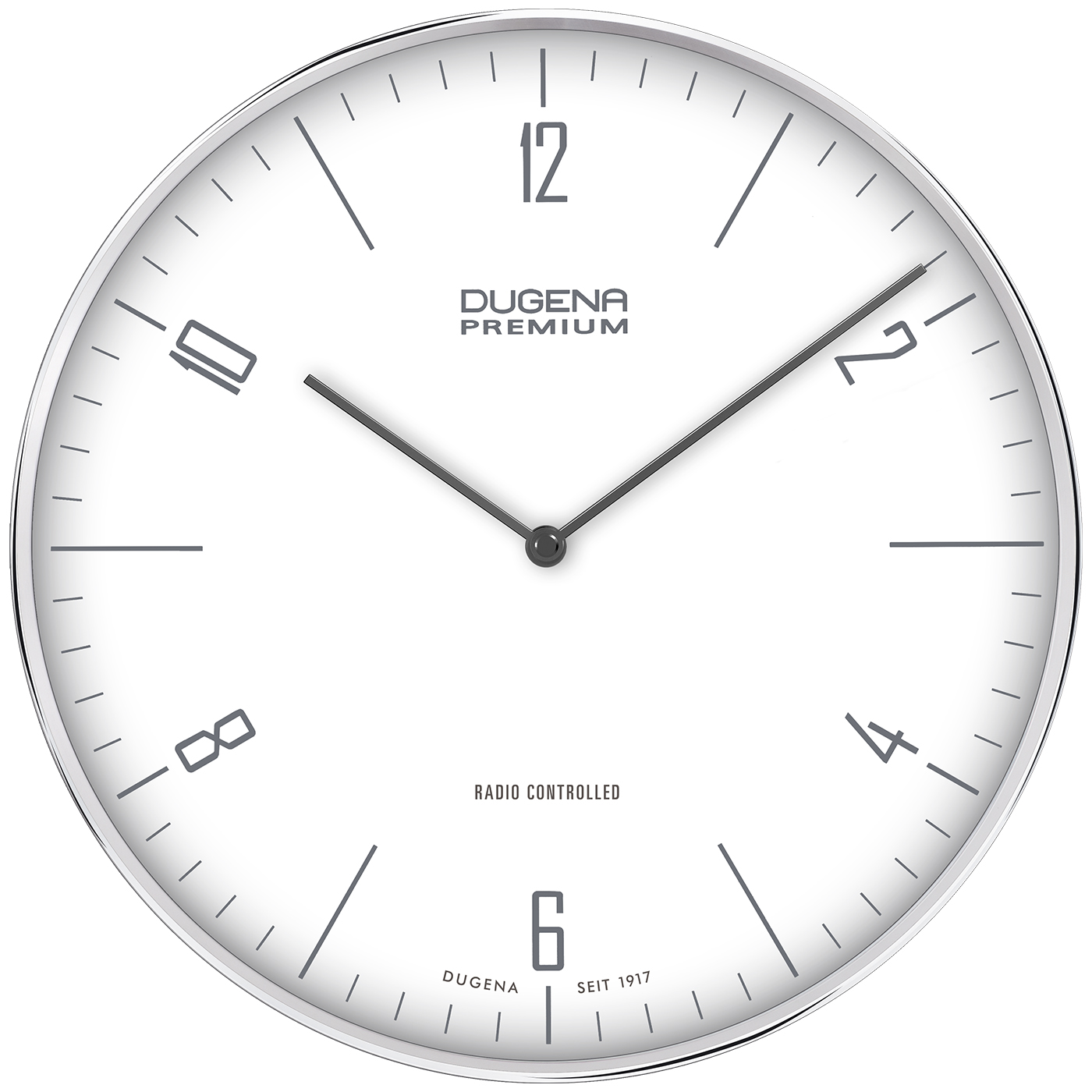 DUGENA Radio-controlled wall clock Dessau 7000997