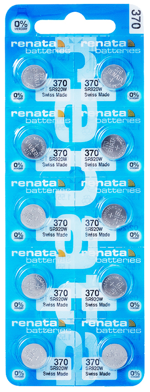 Renata 370 Knopfzelle Multipack