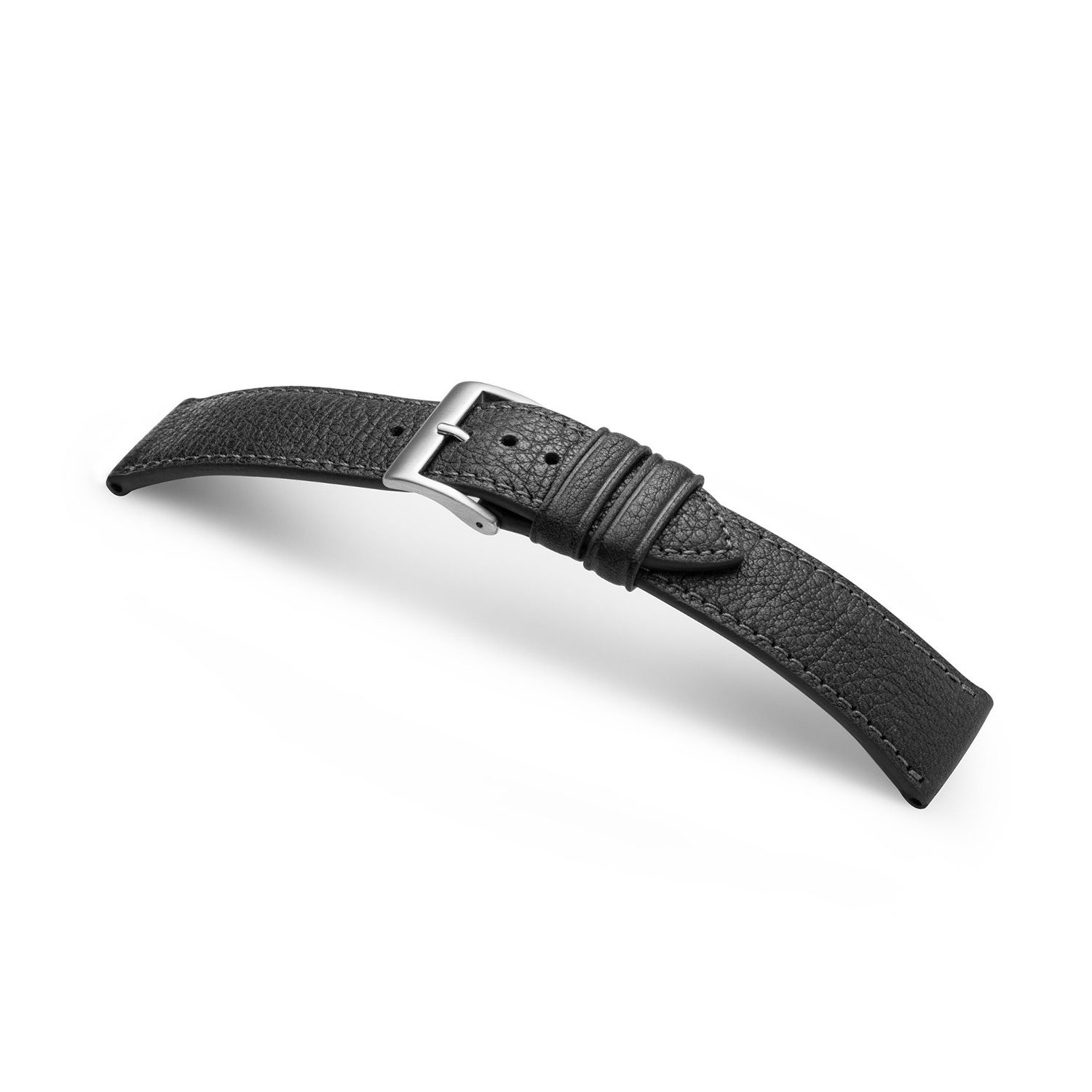 Manufakturwerk leather strap Eimsbüttel black 22/20