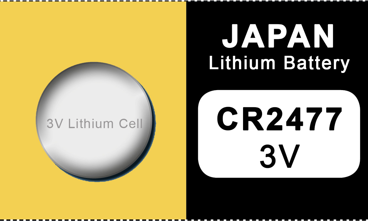 Japan 2477 lithium button cell