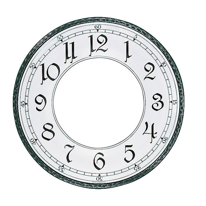 Dial circlet aluminium arabic numerals Ø 203 mm