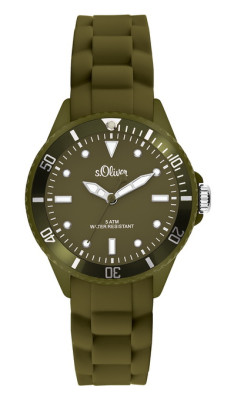 s.Oliver Silikonband olive SO-2313-PQ