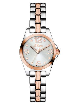 s.Oliver Stainless steel bicolor rosegold SO-3076-MQ