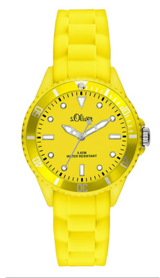 s.Oliver Silicone strap yellow SO-2747-PQ