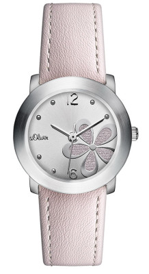 s.Oliver bracelet-montre rose SO-2598-LQ