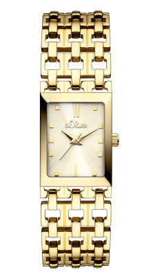 s.Oliver Edelstahlband gold SO-2874-MQ