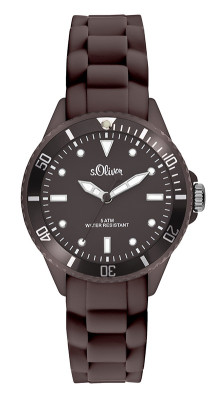 s.Oliver Silikonband braun SO-2576-PQ