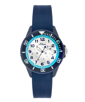 s.Oliver Silikonband blau SO-3634-PQ