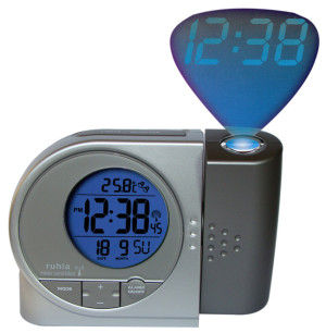 Tragbarer digitaler elektronischer Reisewecker im Taschenformat  Elektronische elektronische Leuchtstoppuhr LCD-Uhr (gelb)