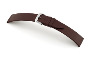 SELVA leather strap for easy changing 18mm mocha without seam - MADE IN GERMANY