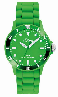 s.Oliver Silicone strap neon green SO-2330-PQ