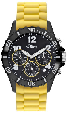 s.Oliver Silicone strap yellow SO-2328-PQ