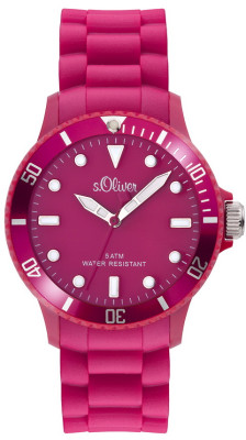 s.Oliver Silicone strap berry SO-2293-PQ