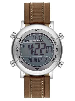 s.Oliver bracelet-montre en cuir brun SO-2032-LD