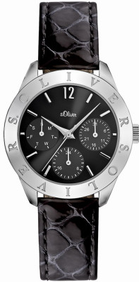 s.Oliver Lederband schwarz SO-1737-LM