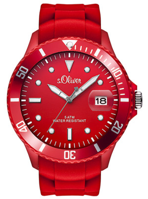 s.Oliver Silikonband rot SO-2681-PQ