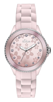 s.Oliver Silicone strap light pink SO-2567-PQ