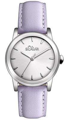 s.Oliver leather strap purple SO-2606-LQ