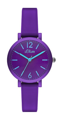 s.Oliver Silicone strap purple SO-2662-PQ