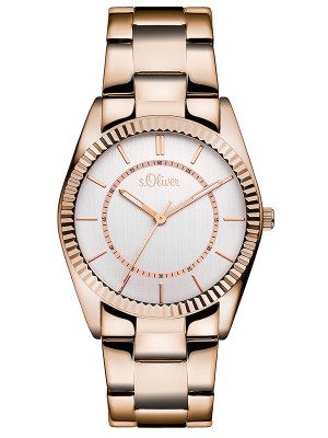 s.Oliver Stainless steel rosegold SO-3190-MQ