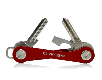 Keykeepa Aluminium für bis zu 12 Schlüssel, rot