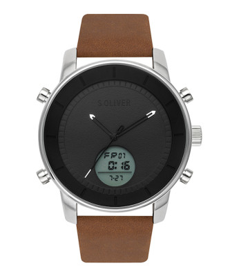 s.Oliver Leather strap brown SO-3619-LD