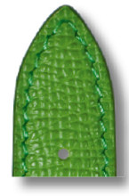 Leather strap Pasadena 22mm apple green
