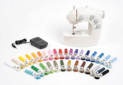 Sew Whiz® sewing machine including power adapter