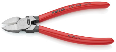 Knipex Seitenschneider für Kunststoff, Länge 160mm