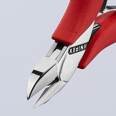 Knipex pince coupante latérale pour plastique, longueur 160mm, coudée à 85  chez Selva Online