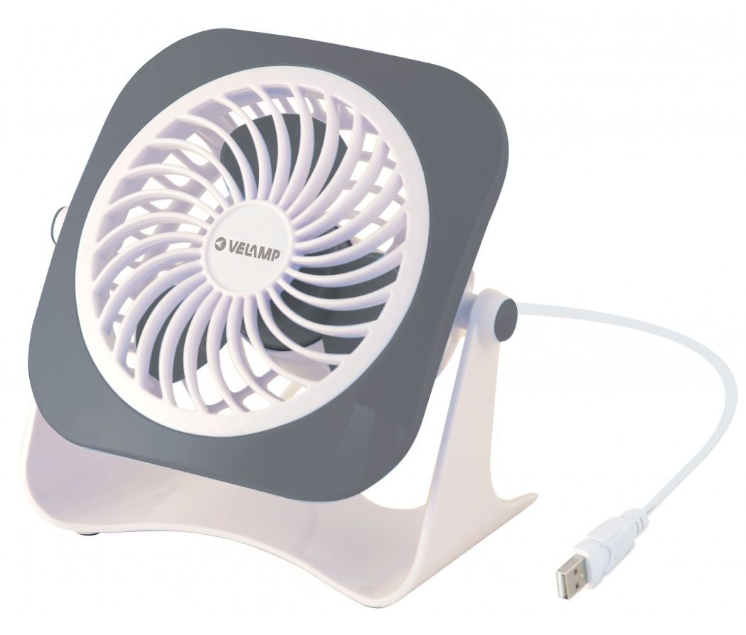 Ventilateur USB, Ventilateur Silencieux à Batterie, 360° Rotation Portable  Mini Ventilateur, 3 Vitesses Petit Ventilateur de Bureau avec Câble 1,5m